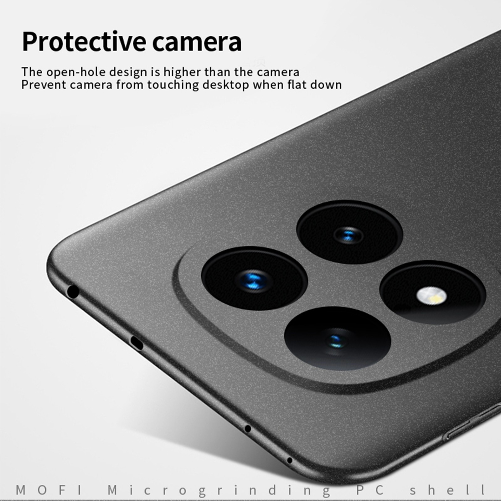 MOFI Xiaomi Redmi Note 14 Pro 5G Fandun Series Frosted Ultra-thin Θήκη Σκληρή - Grey