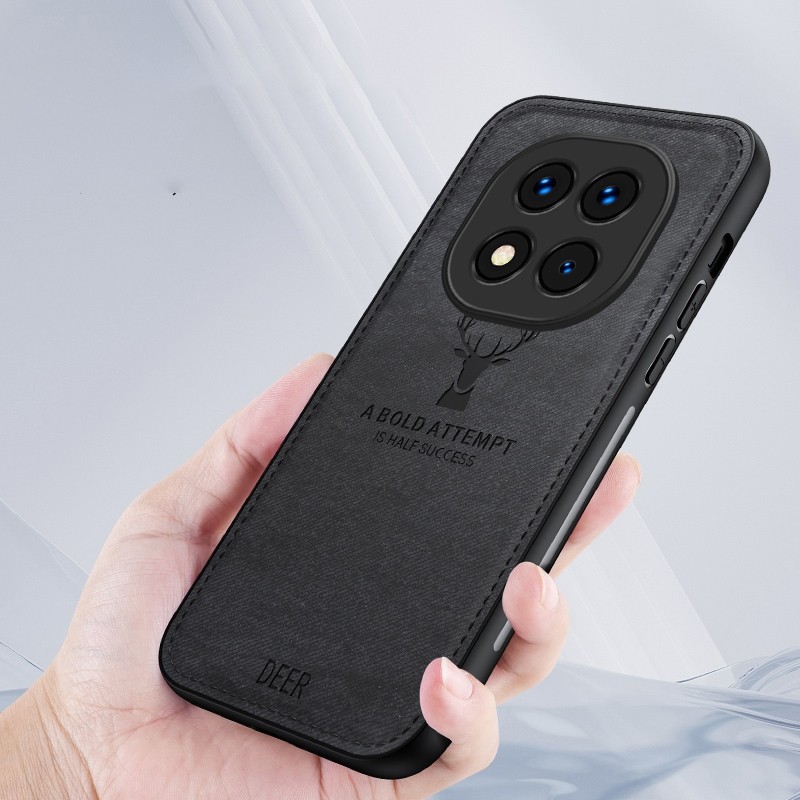 Forcell Xiaomi Redmi Note 14 Pro Plus 5G Cloth Skin All-inclusive Θήκη Σιλικόνης - Grey