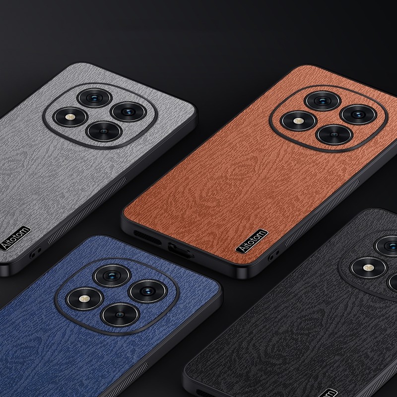 Forcell Xiaomi Redmi Note 14 Pro 5G Tree Bark Shockproof Θήκη Σιλικόνης - Blue