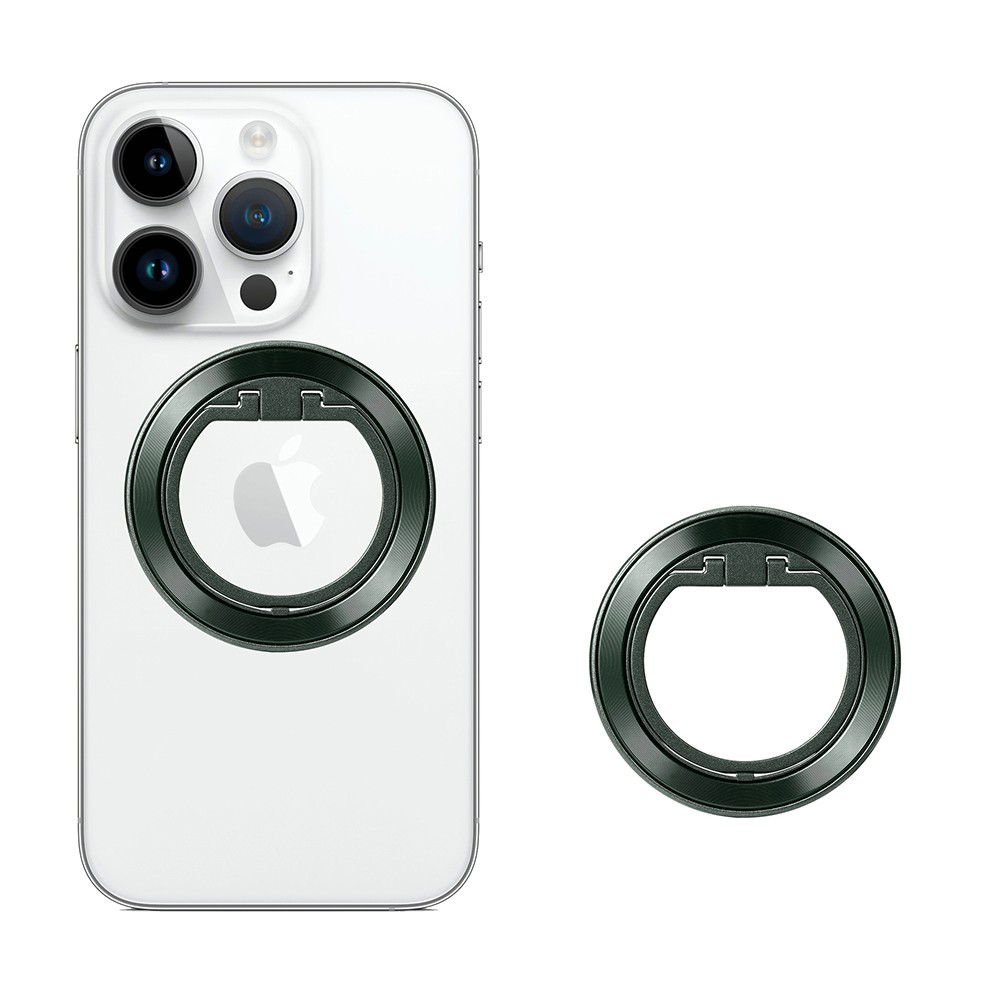 Techsuit - MagSafe Phone Ring (MPR2) - Round Shape, Aluminium Alloy - Green