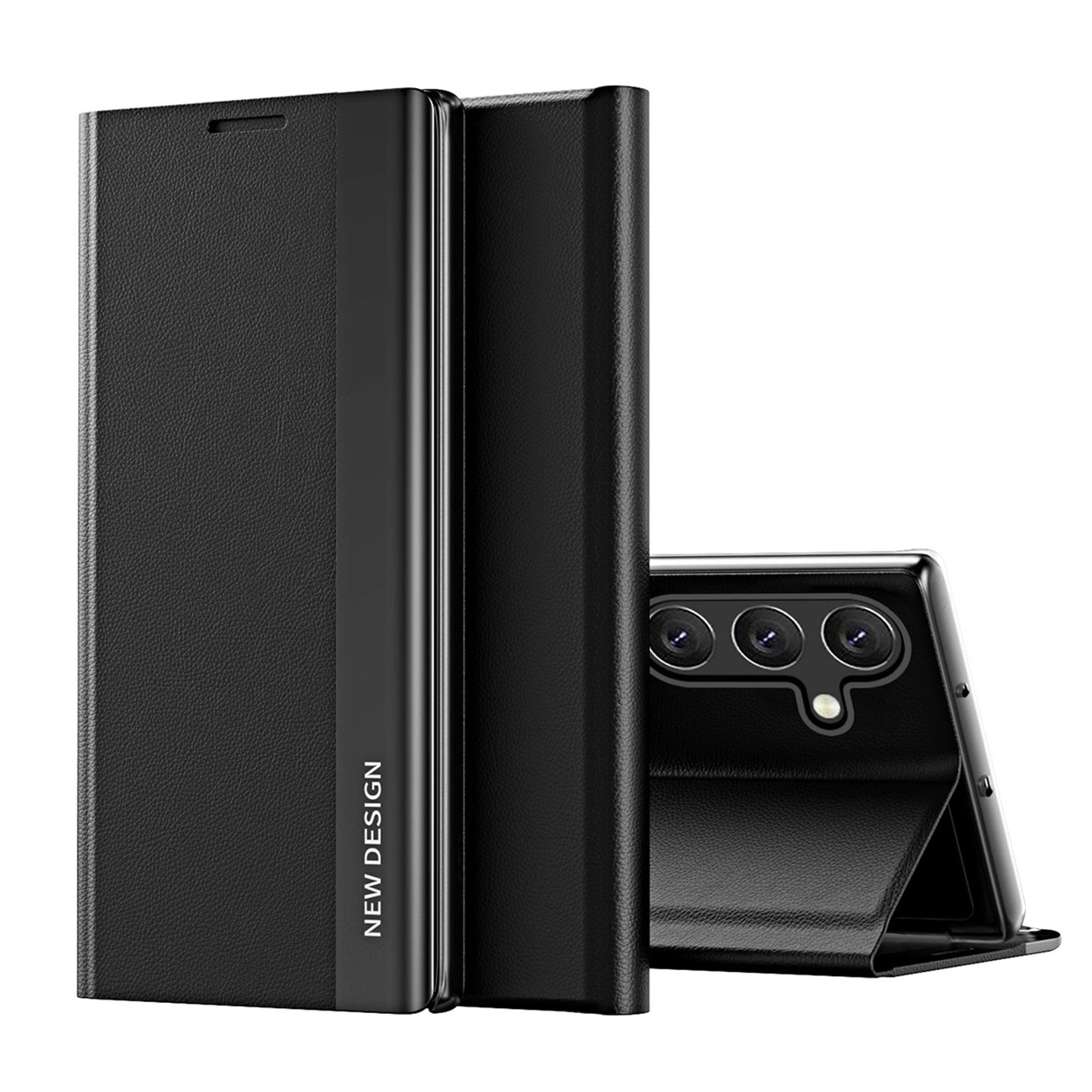 Tel1 Samsung Galaxy A56 5G New Sleep Θήκη Βιβλίο - Black