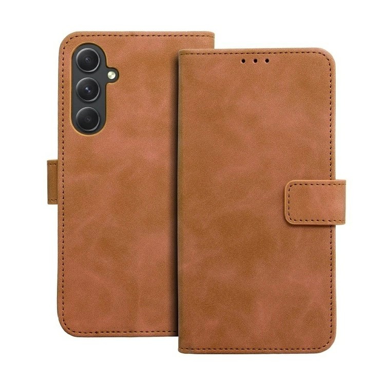 Tel1 Samsung Galaxy A56 5G Tender Θήκη Βιβλίο - Brown