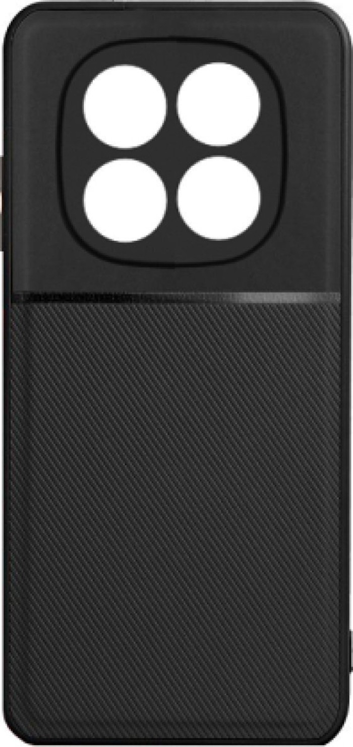 Forcell Xiaomi Redmi Note 14 Pro 5G Noble Θήκη Σιλικόνης - Black