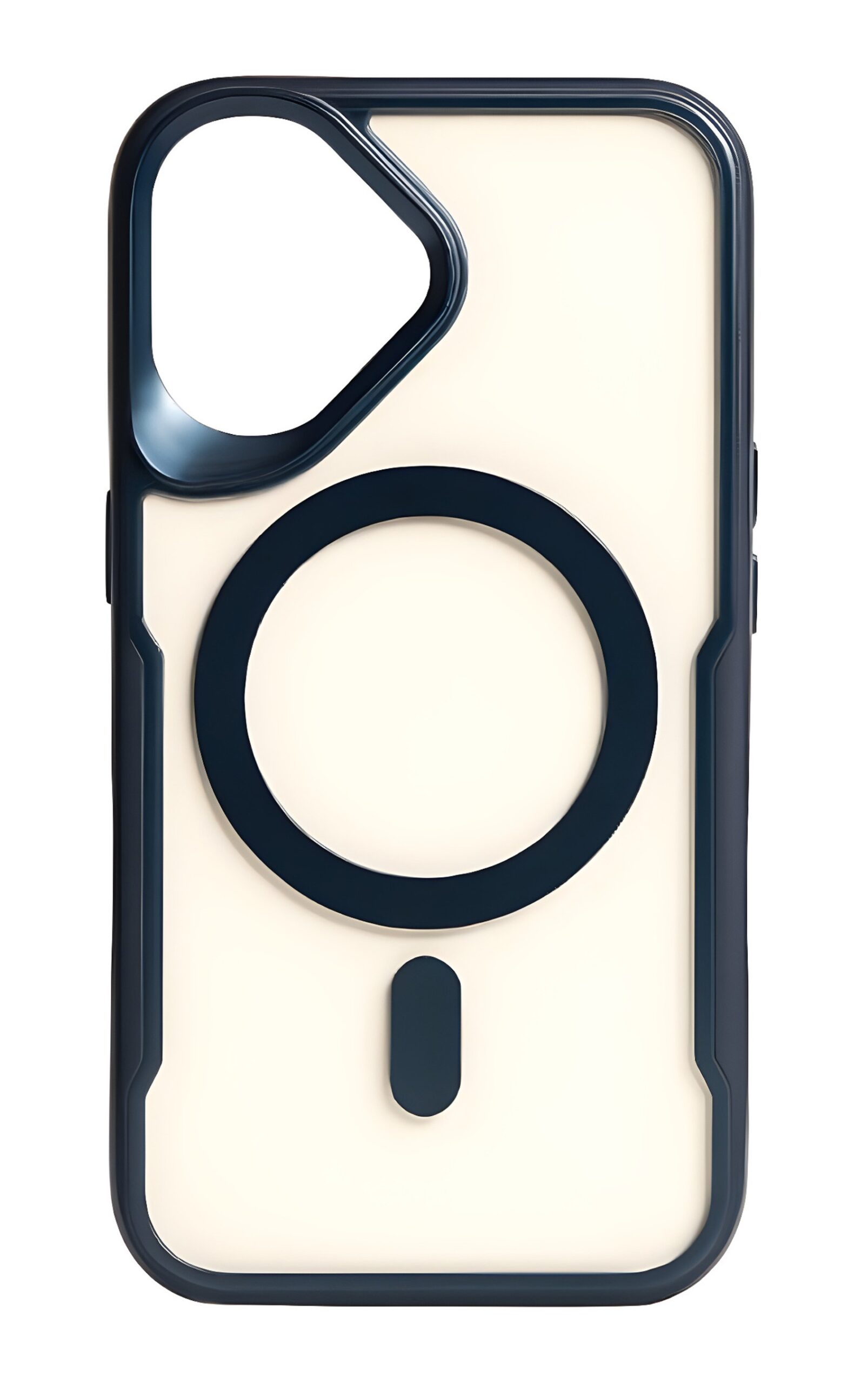 Forcell iPhone 16 MagSafe Ergofit Σκληρή Θήκη Διάφανη - Blue