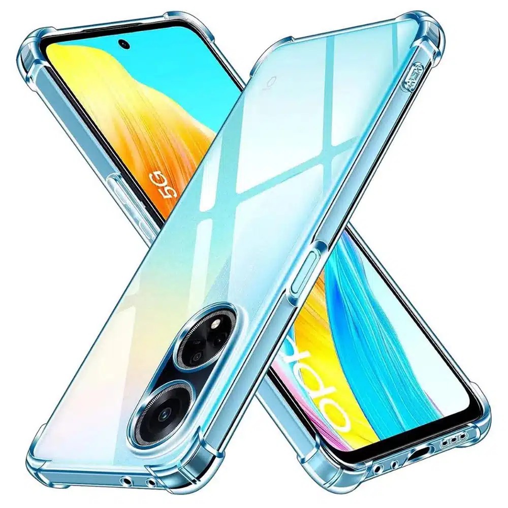 Forcell Oppo A78 4G Θήκη Σιλικόνης 1.5mm - Διάφανη