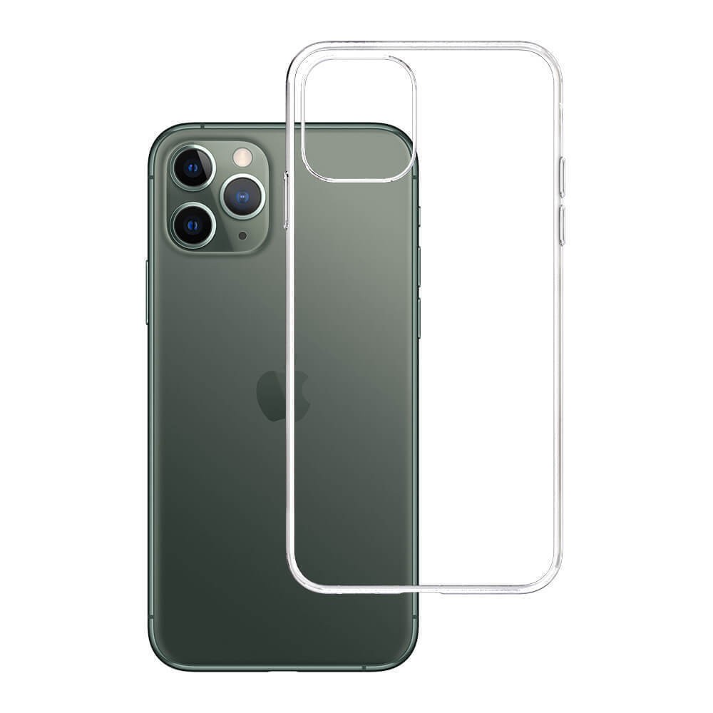Forcell iPhone 12 Pro Max Θήκη Σιλικόνης TPU 1mm - Διάφανη