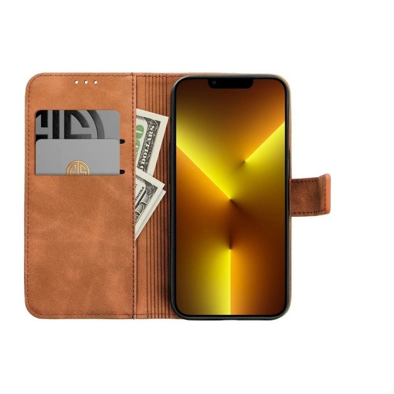 Tel1 Samsung Galaxy A32 4G Tender Θήκη Βιβλίο - Brown