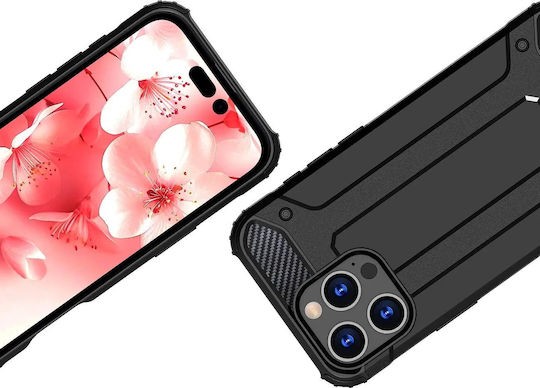 Forcell iPhone 16 Pro Hydrid Armor Θήκη Σκληρή - Black