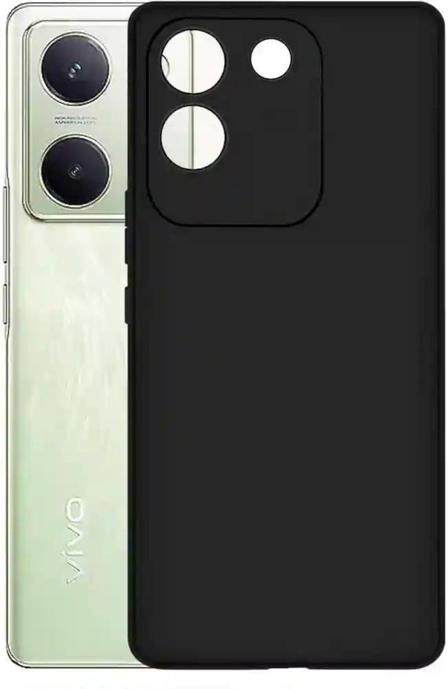 Forcell Xiaomi Redmi Poco M7 Pro Matt Θήκη Σιλικόνης - Black