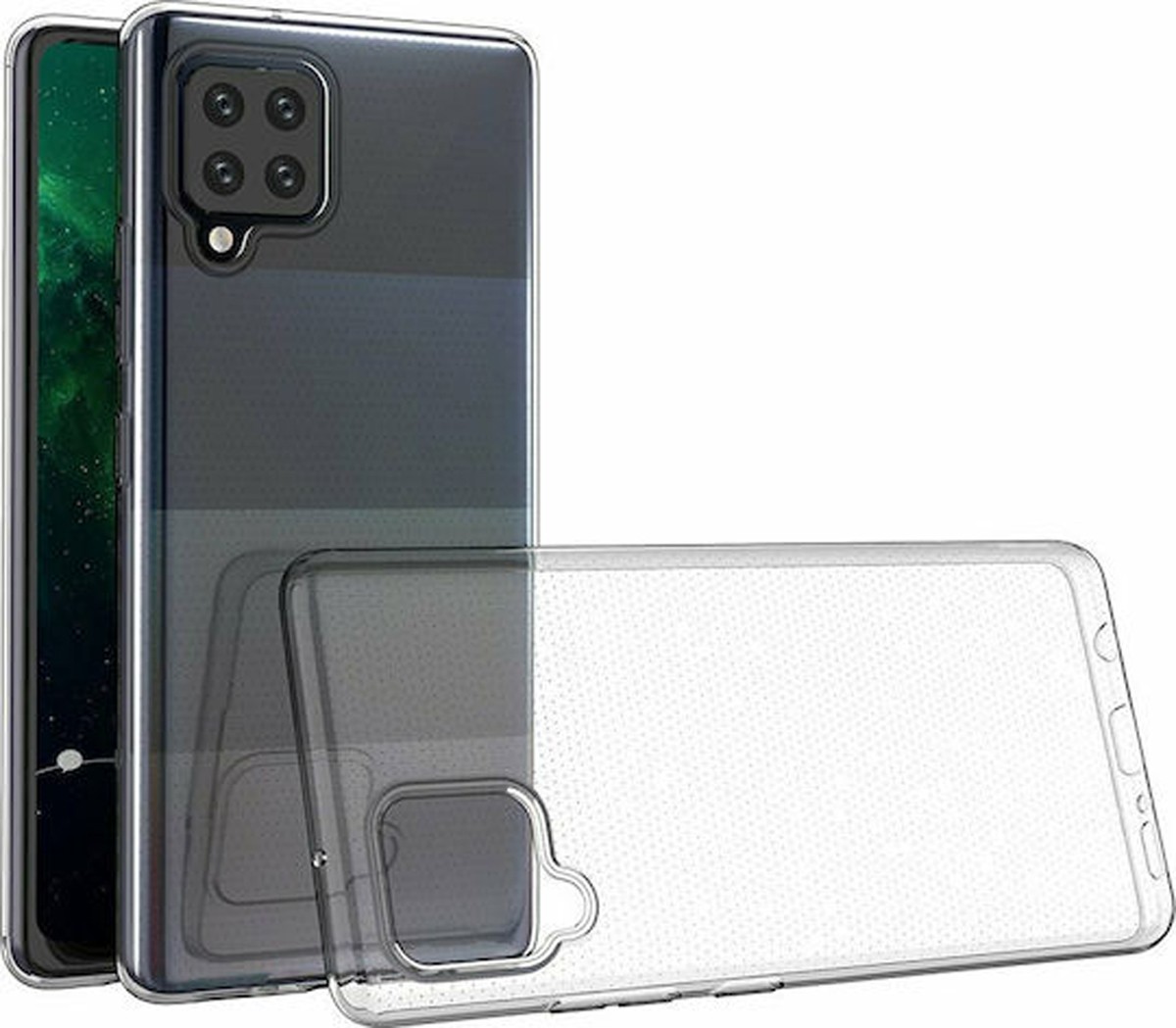Forcell Samsung Galaxy A22 4G / M32 4G Θήκη Σιλικόνης TPU 0.75mm - Διάφανη