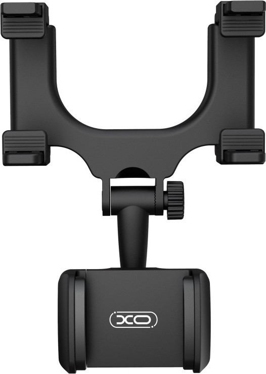 XO-C70 Βάση Κινητού Για Καθρέφτη με Ρυθμιζόμενα Άγκιστρα Μαύρη