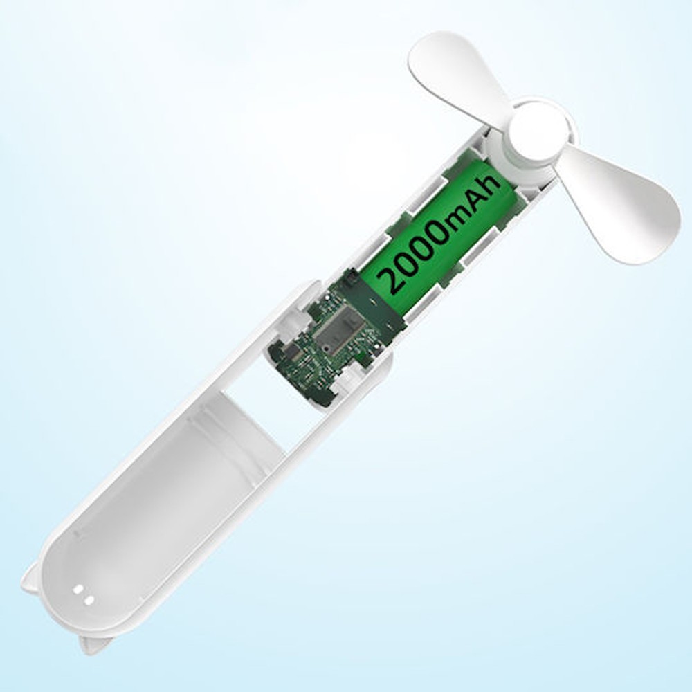 Techsuit HZ001 Ανεμιστηράκι Χειρός 2000mAh Ροζ