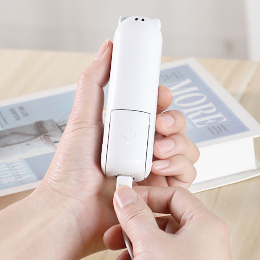 Techsuit HZ001 Ανεμιστηράκι Χειρός 2000mAh Ροζ