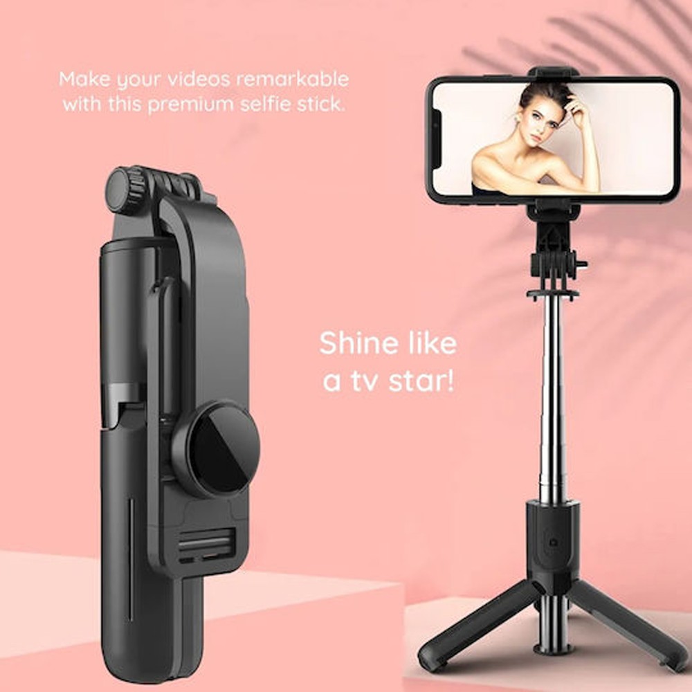 Techsuit selfie stick με ενσωματωμένο τρίποδο L11 Μαύρο