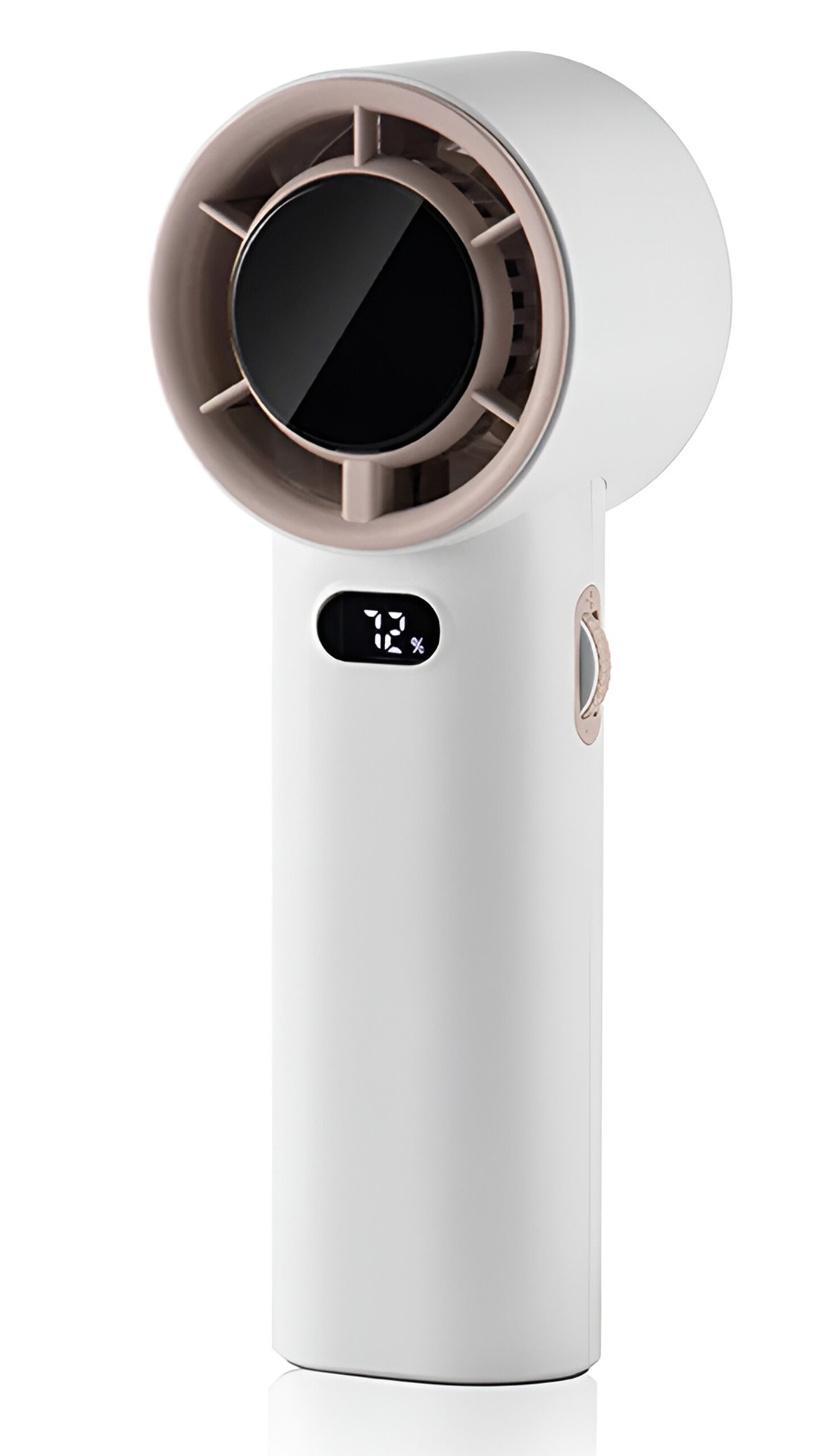 Techsuit K38 Φορητό Ανεμιστηράκι Χειρός 3600mAh White