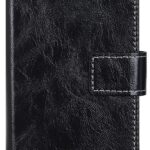 Tel1 Huawei P Smart 2020 Retro Crazy Horse Θήκη Βιβλίο - Black