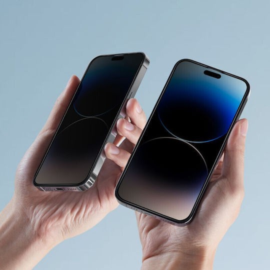 iPhone 16 Pro / iPhone 17 Προστασία Οθόνης Φιμέ 2 Pack Hofi Privacy Anti Spy Glass Full Face Tempered Glass