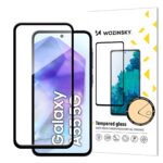Samsung Galaxy A55 5G Προστασία Οθόνης με Μαύρο Περίγραμμα Wozinsky Full Glue Tempered Glass