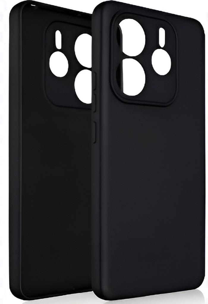 Forcell Xiaomi Redmi Note 14 4G Θήκη Σιλικόνης - Black