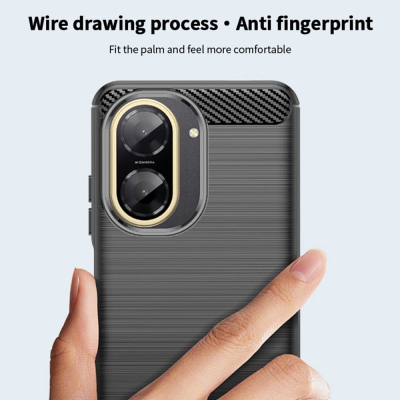 Forcell Xiaomi Redmi A5 4G Brushed Carbon Θήκη Σιλικόνης - Black