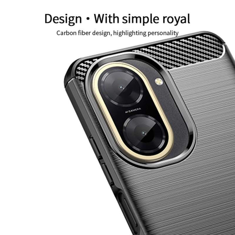 Forcell Xiaomi Redmi A5 4G Brushed Carbon Θήκη Σιλικόνης - Black