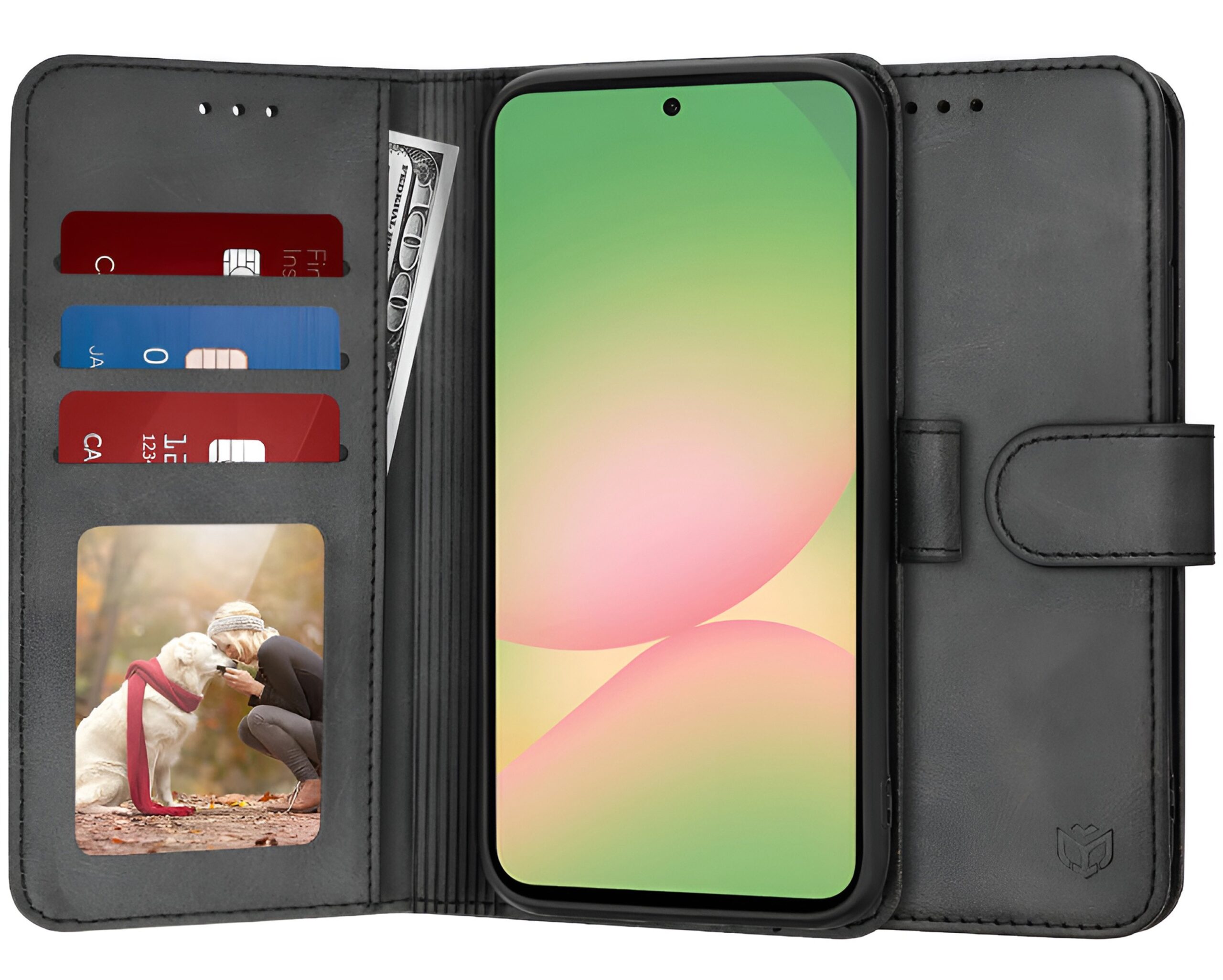 Techsuit Samsung Galaxy A56 5G Diary Θήκη Βιβλίο - Black