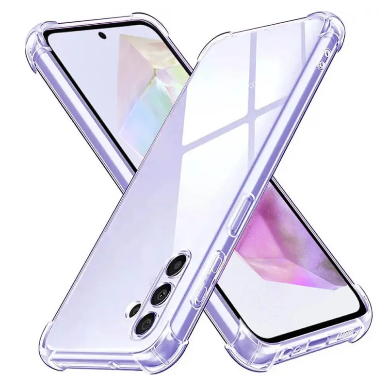 Techsuit Samsung Galaxy A35 5G Shockproof Θήκη Σιλικόνης - Διάφανη