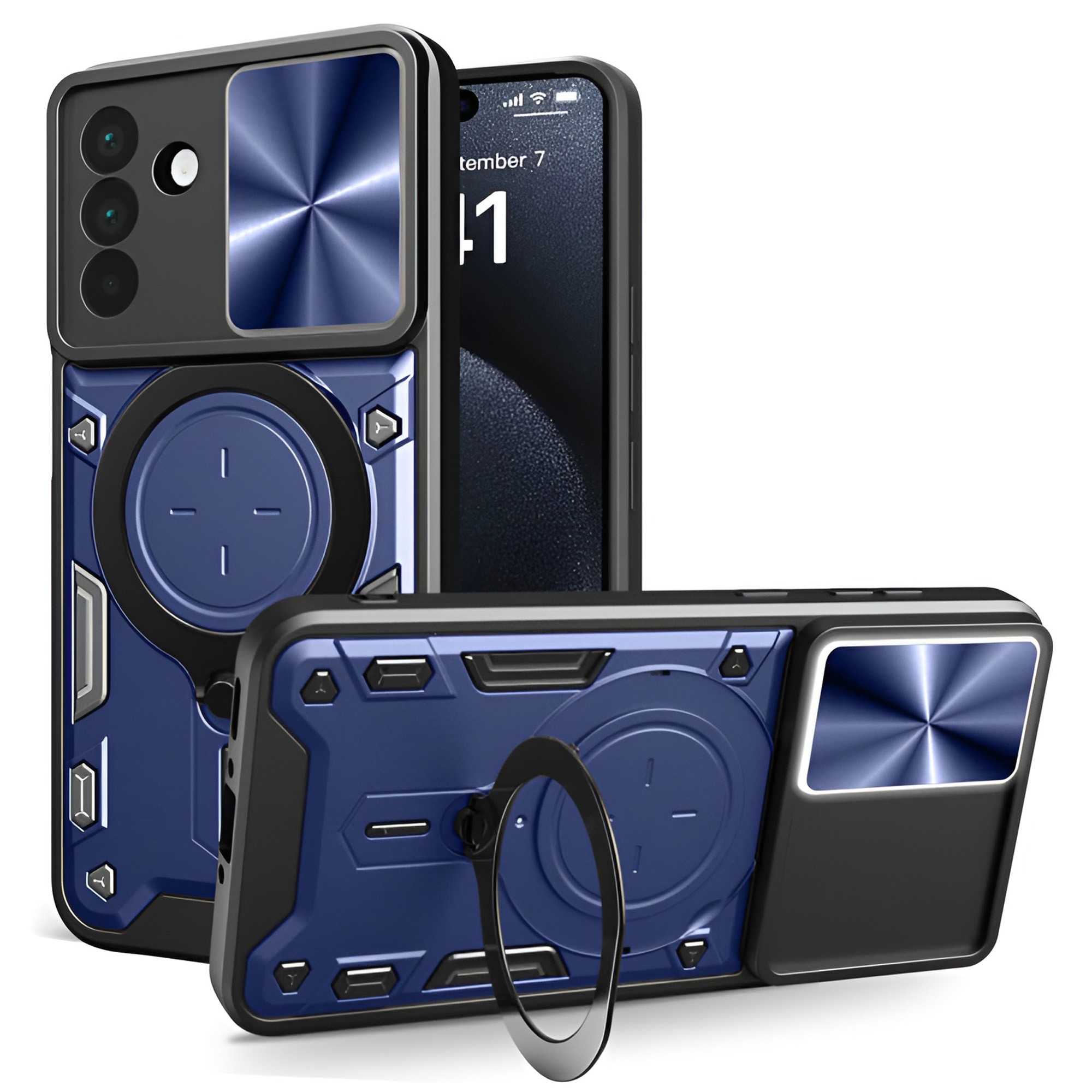 Techsuit Samsung Galaxy A56 5G Camguard Pro Θήκη Σκληρή - Blue