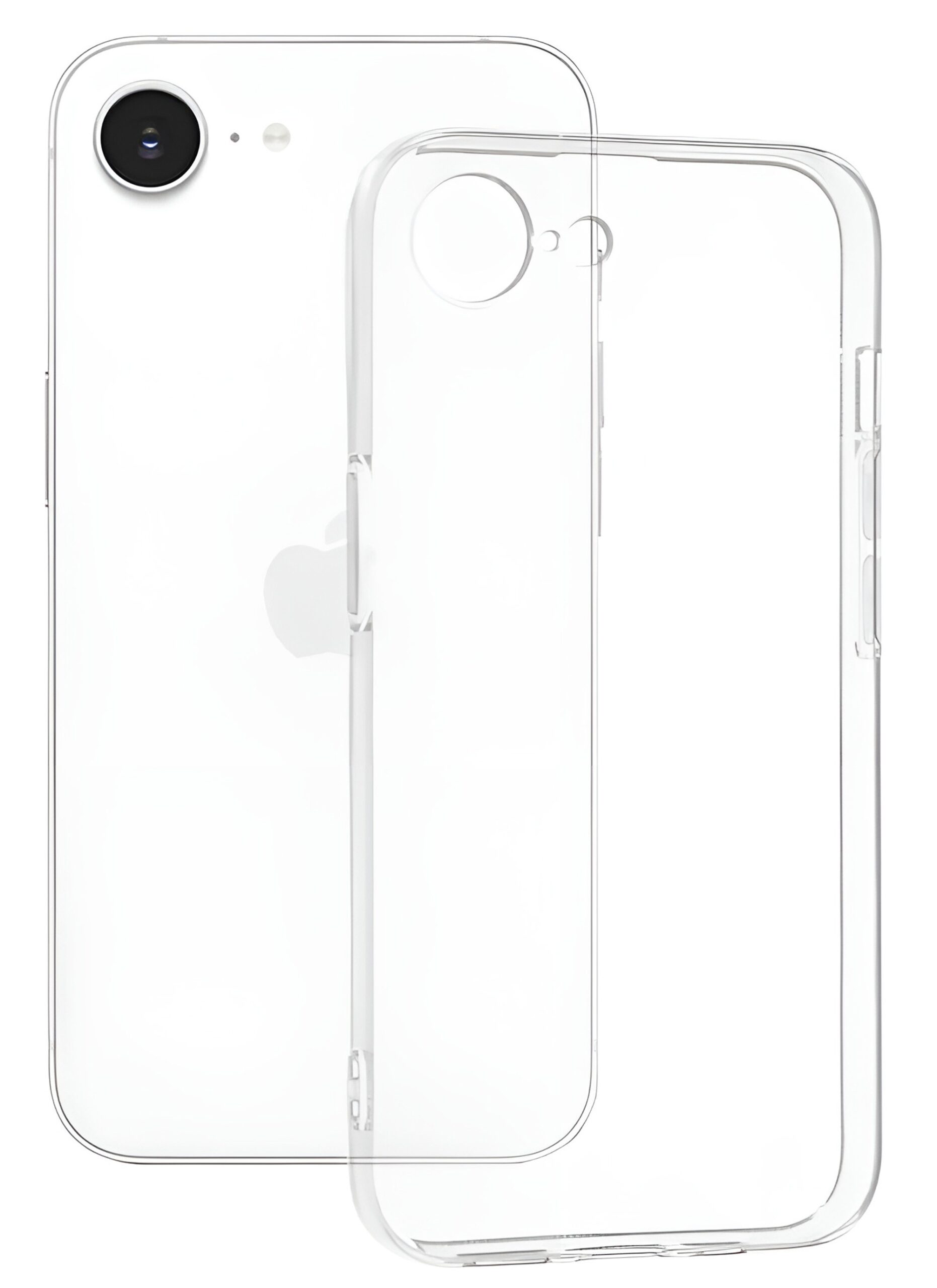 Techsuit iPhone 16e Θήκη Σιλικόνης - Διάφανη