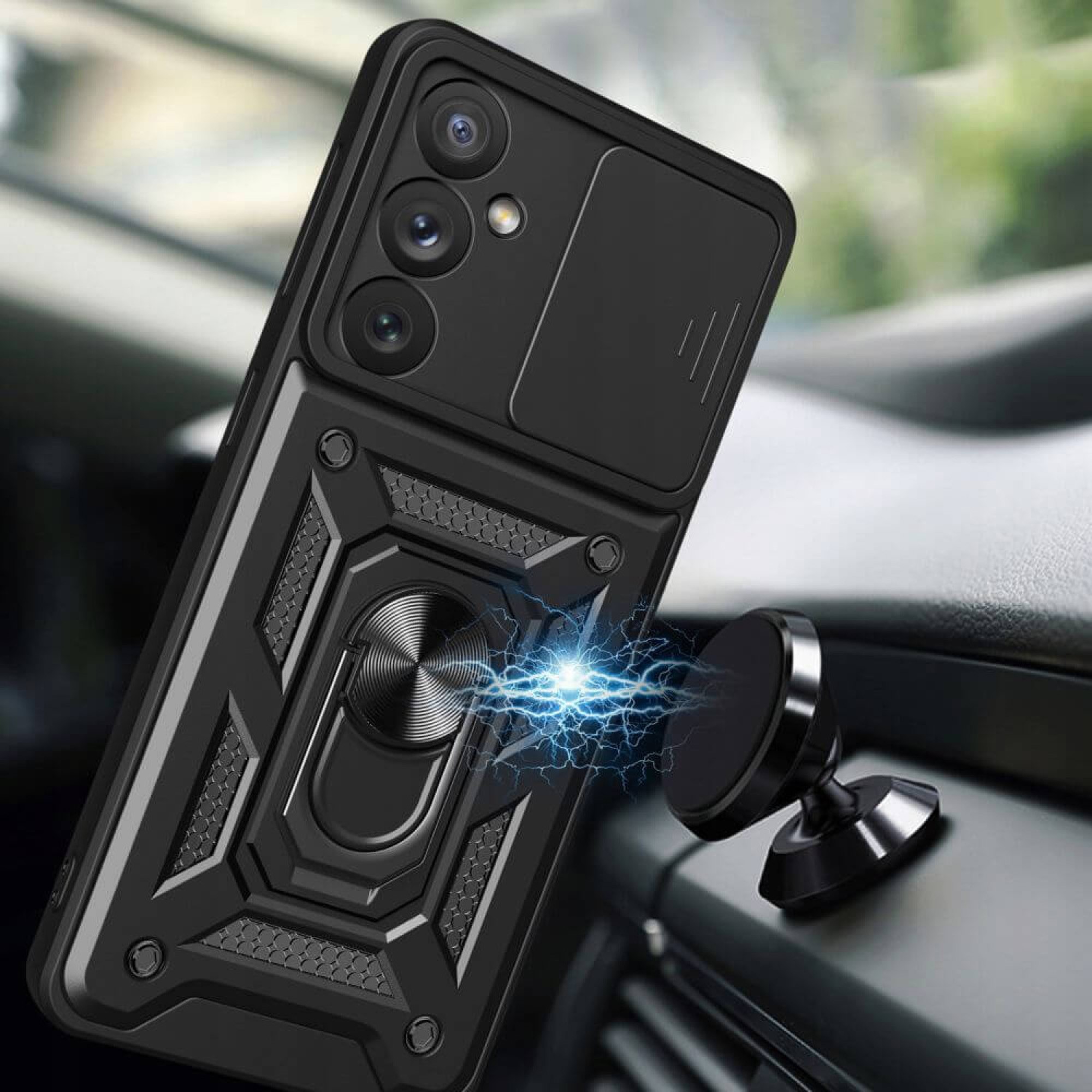 Techsuit Samsung Galaxy A35 5G Hybrid Armor Camshield Θήκη Σκληρή - Black