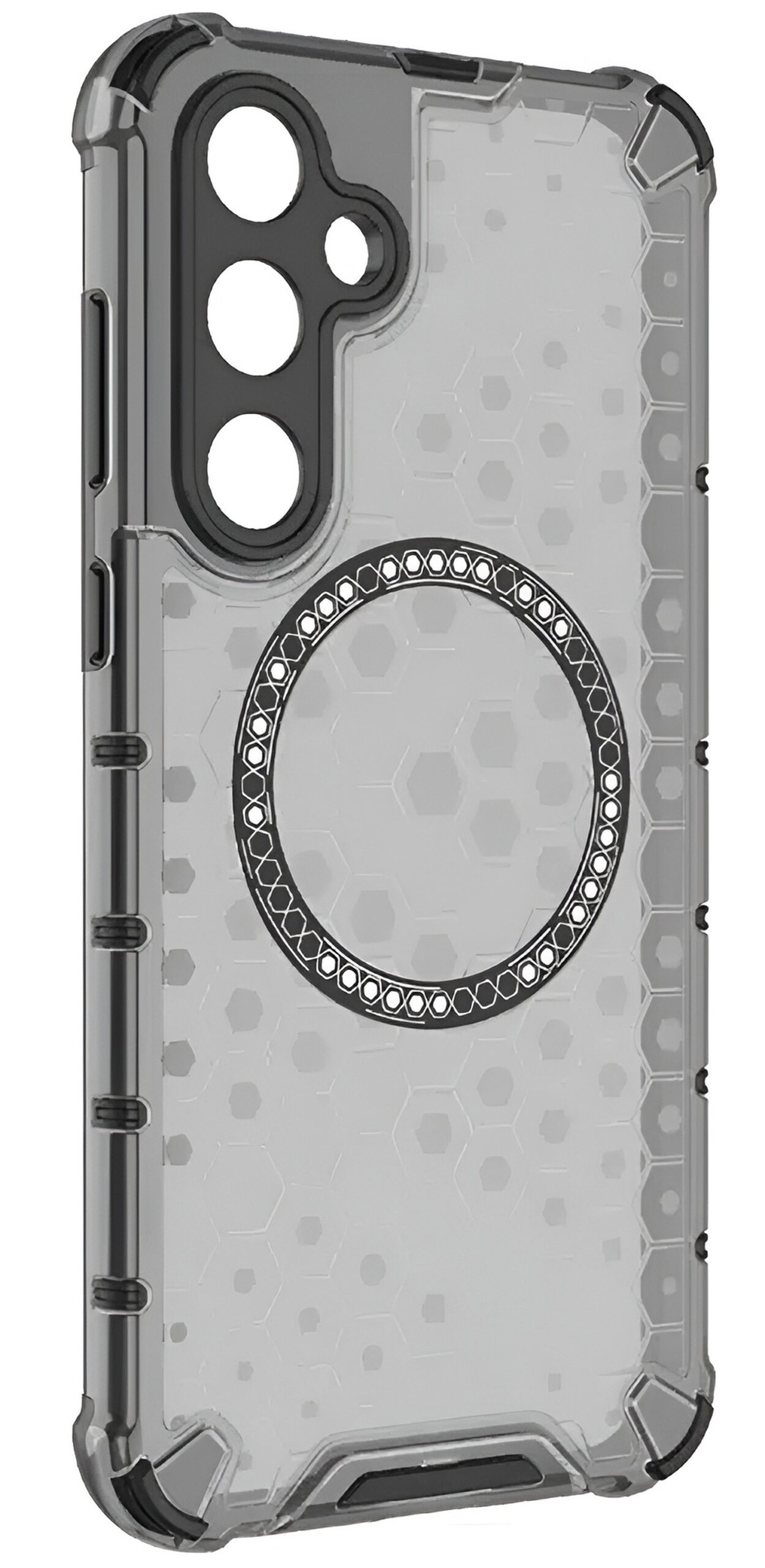 Techsuit Samsung Galaxy A35 5G Shockproof Honeycomb Magnetic Ring Θήκη Σκληρή - Black
