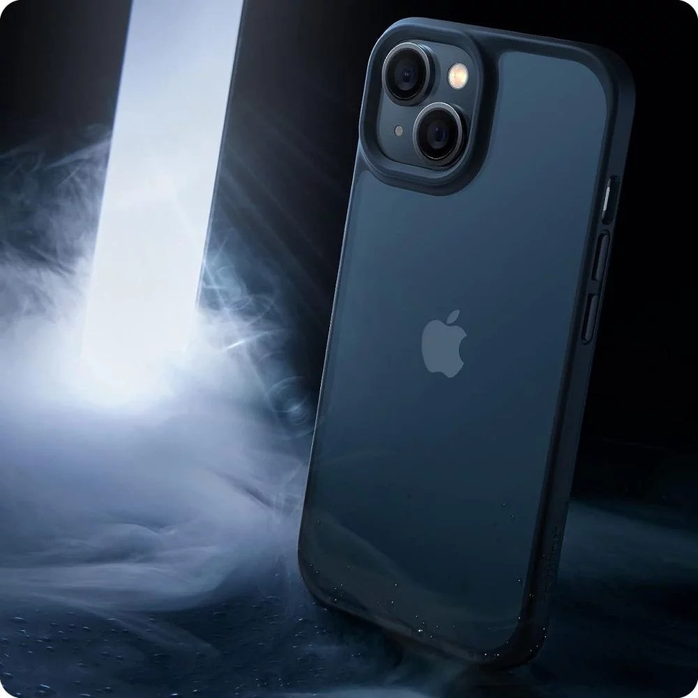 Tech - Protect iPhone 15 Pro Max Matte Θήκη Με Πλαίσιο Σιλικόνης - Black