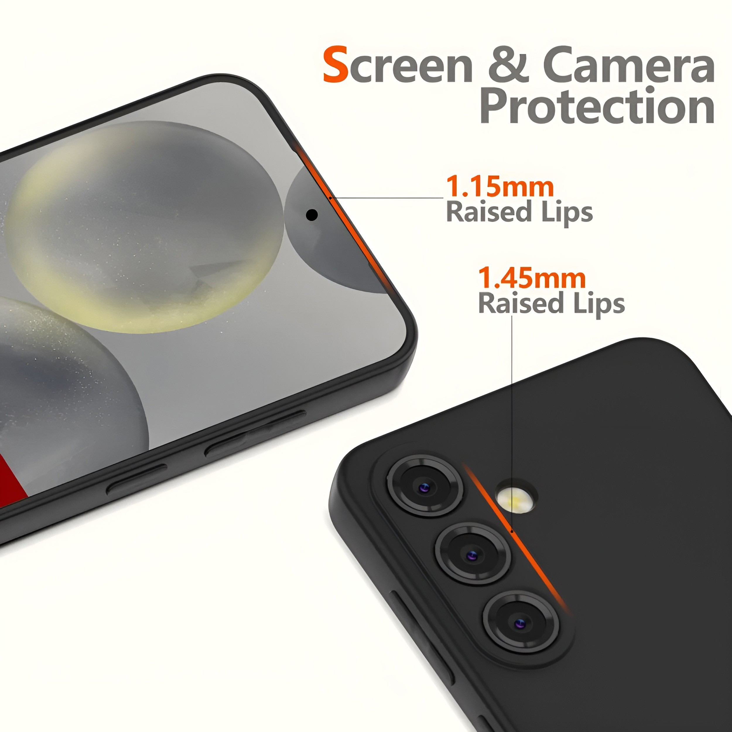 TECH-PROTECT Samsung Galaxy A56 5G Flexair Θήκη Σιλικόνης - Black