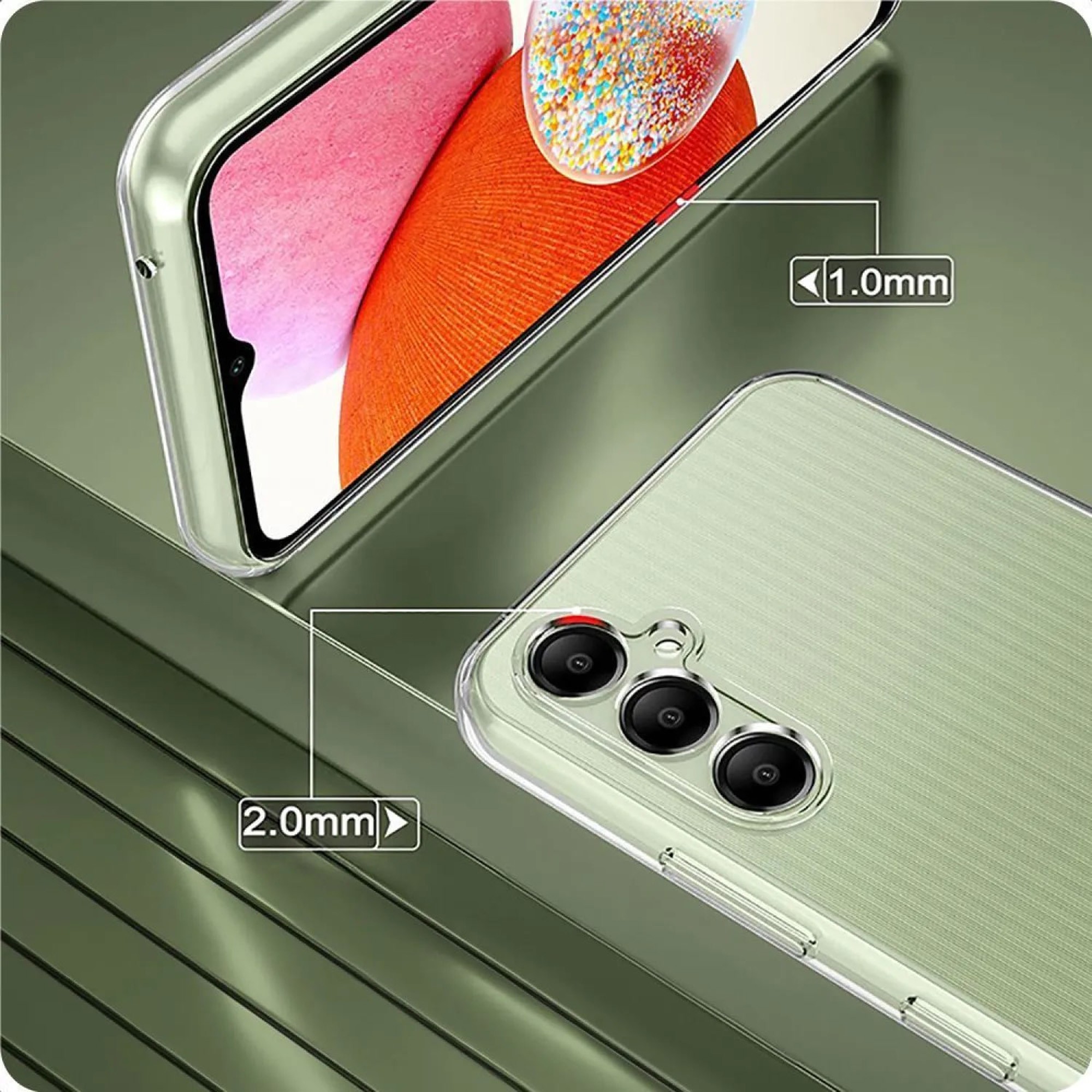 TECH - PROTECT Samsung Galaxy A35 5G Flexair Θήκη Σιλικόνης - Διάφανη