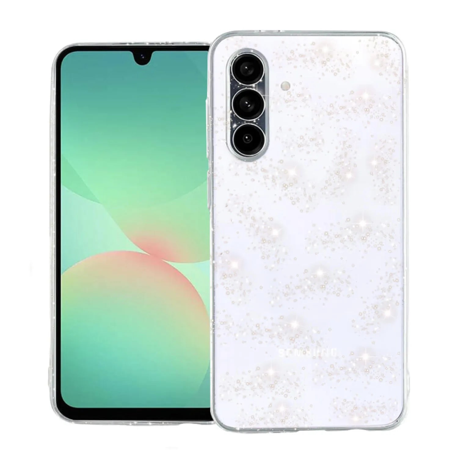 Techsuit Samsung Galaxy S24 FE SparkleSkin Series Θήκη Σιλικόνης - Διάφανη με Γκλίτερ