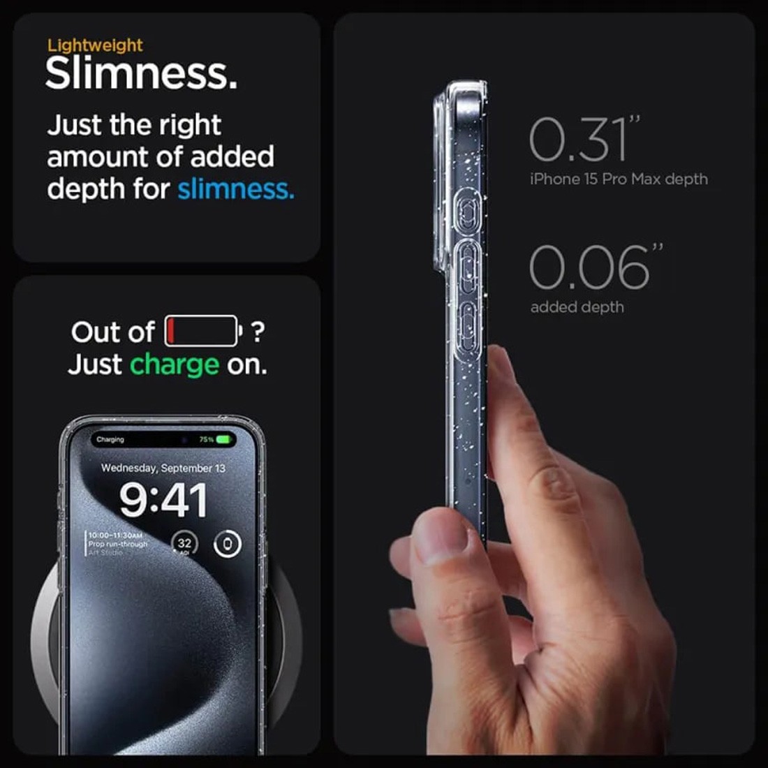 Techsuit Xiaomi Redmi Note 14 Pro 4G / Poco F7 SparkleSkin Series Θήκη Σιλικόνης TPU - Διάφανη με Γκλίτερ