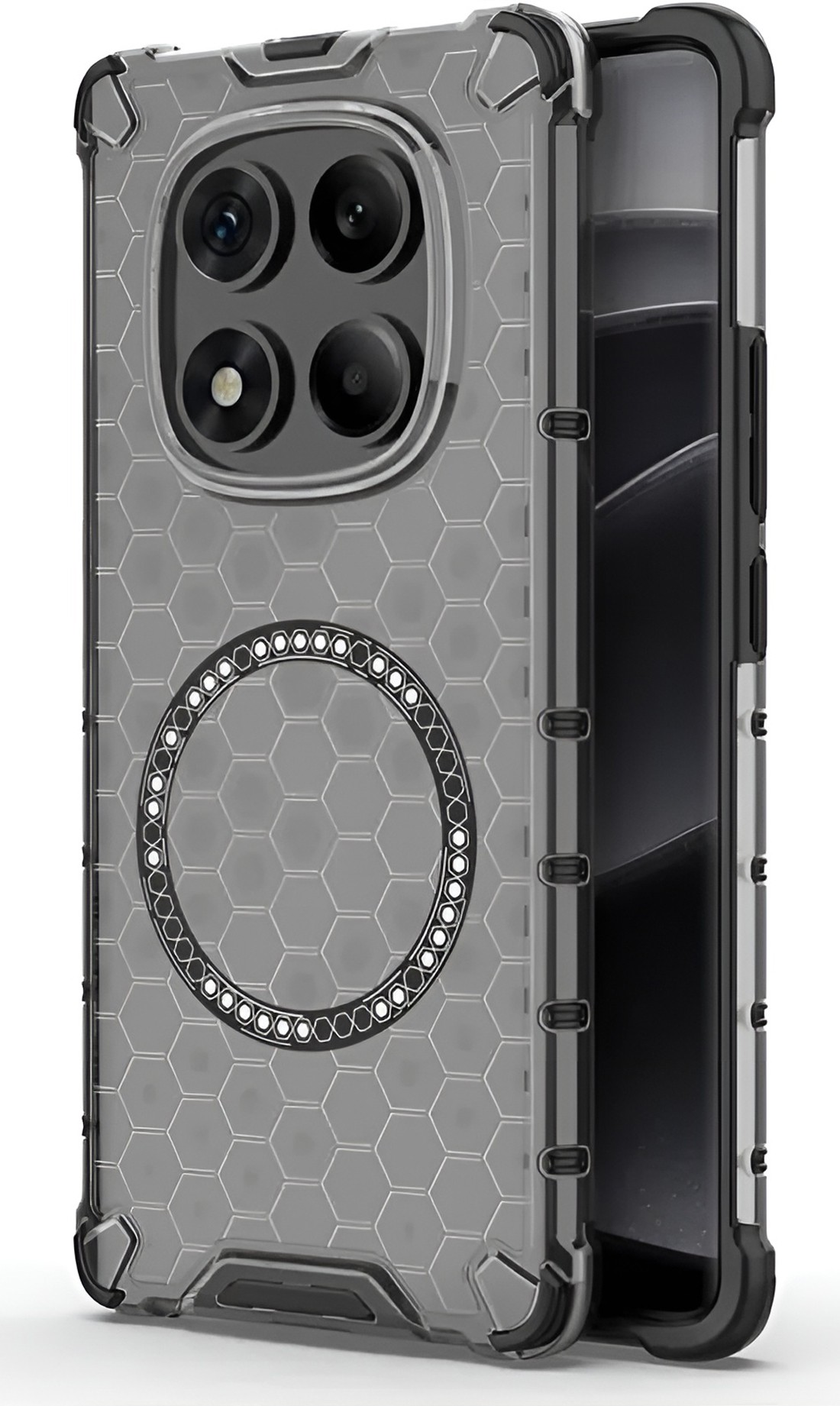 Techsuit Xiaomi Redmi Note 14 Pro 4G HoneyComb Shield Θήκη Σκληρή με Magsafe - Black