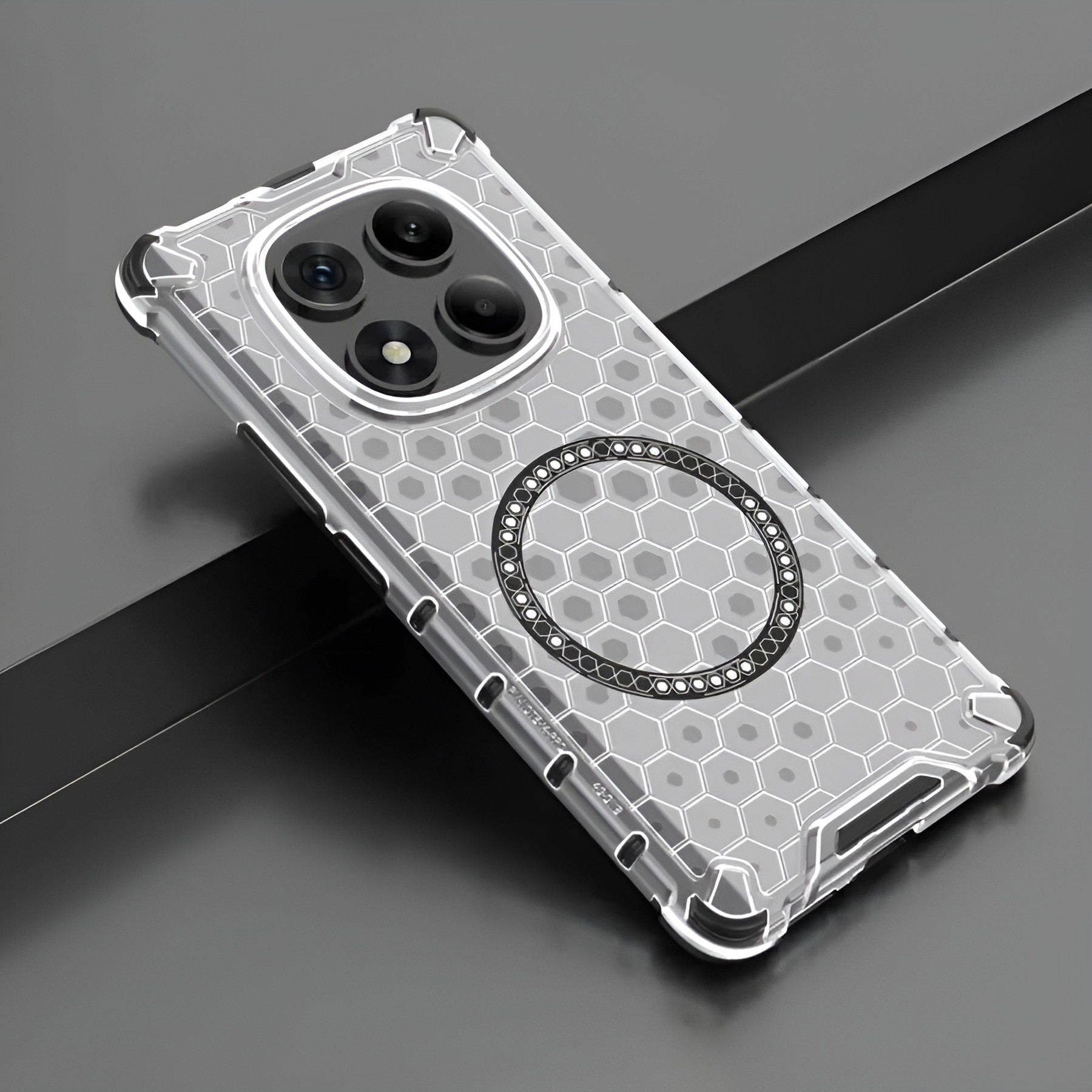Techsuit Xiaomi Redmi Note 14 Pro 4G HoneyComb Shield Θήκη Σκληρή με Magsafe - White
