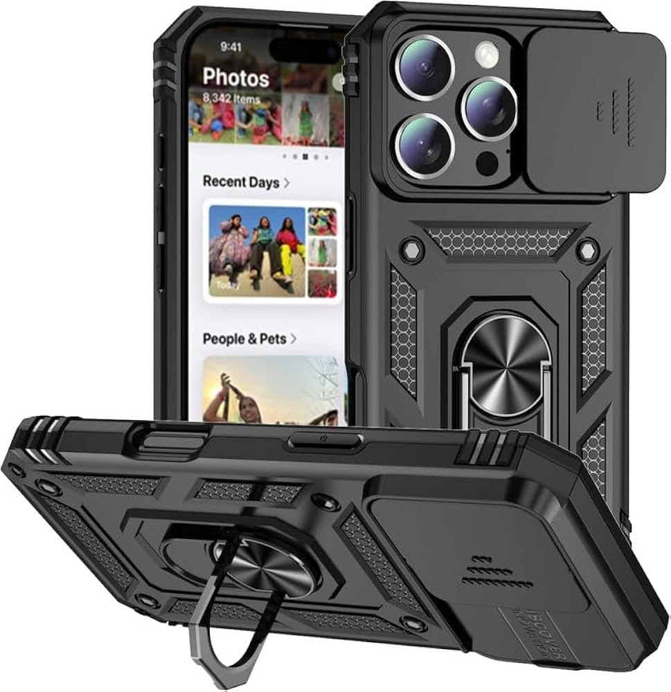Techsuit iPhone 16 Pro Camshield Series Θήκη Σκληρή - Black