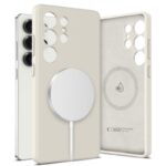 Tech-Protect Samsung Galaxy S25 Ultra 5G MagSafe Liquid Silicone Θήκη Σιλικόνης - Cosmic Latte