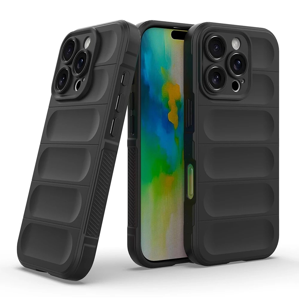 Techsuit iPhone 16 Pro Magic Shield Θήκη Σιλικόνης - Black