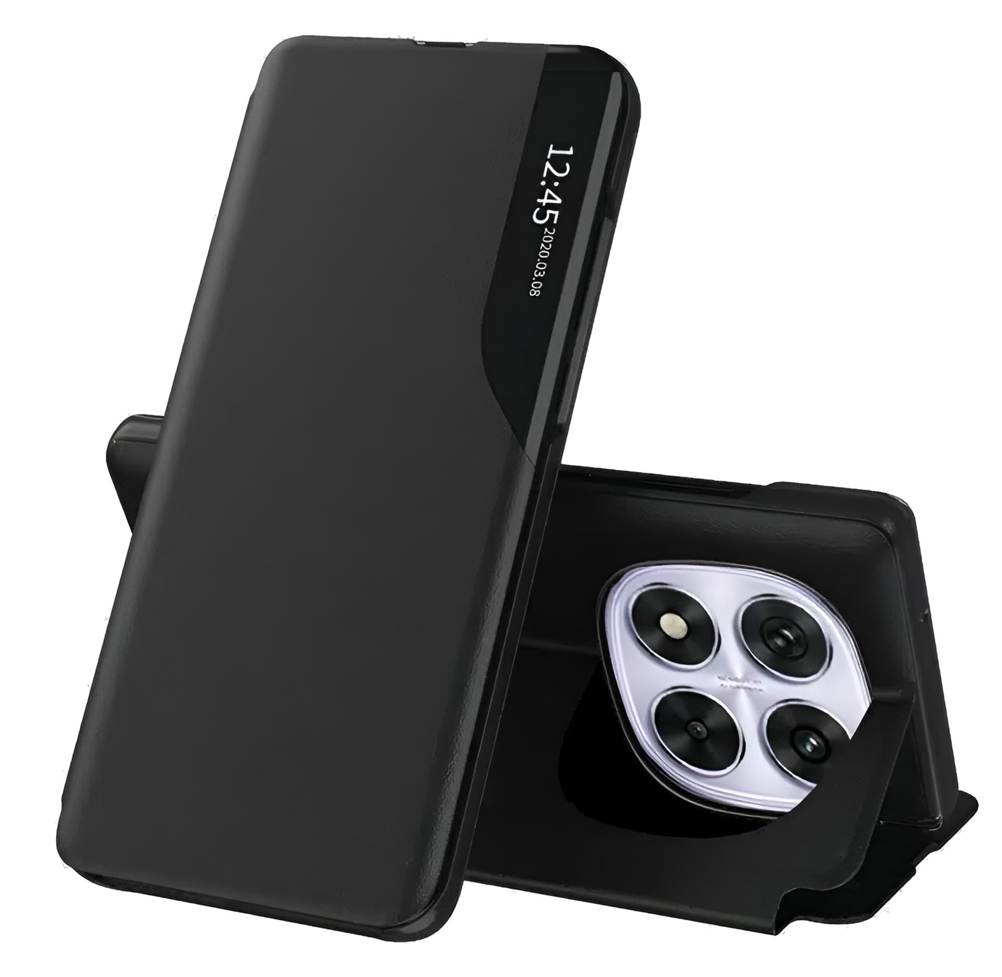 Techsuit Xiaomi Redmi Note 14 Pro 4G / Poco F7 eFold Series Θήκη Βιβλίο - Black