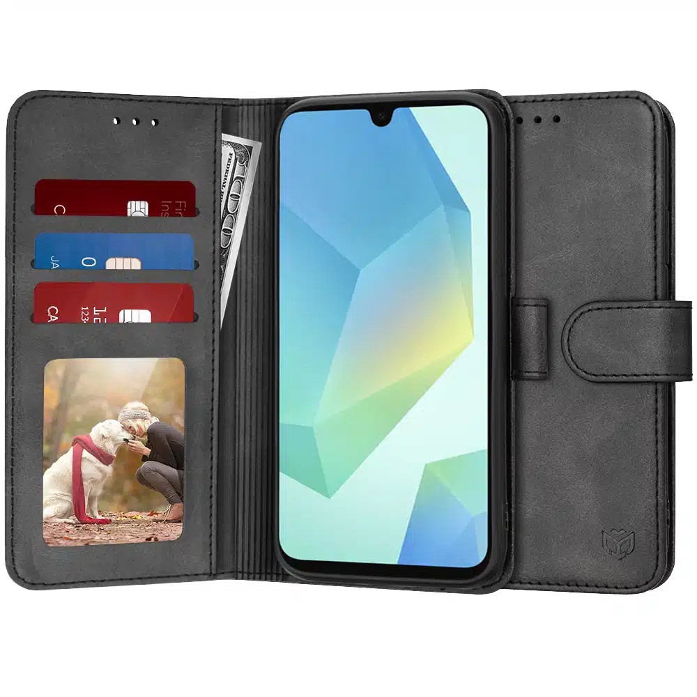 Techsuit Samsung Galaxy A16 4G / A16 5G Diary Θήκη Βιβλίο - Black