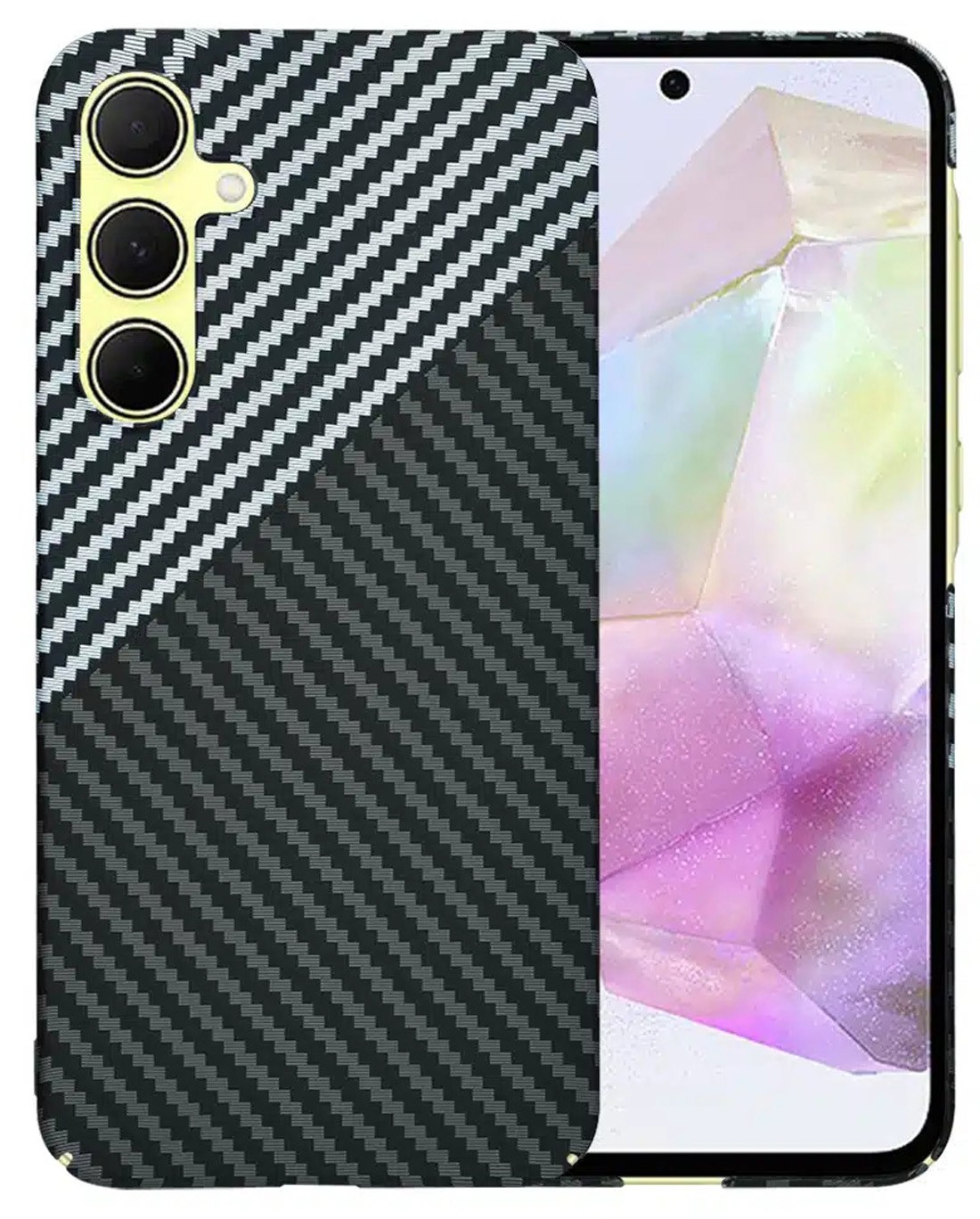 Techsuit Samsung Galaxy A36 5G Carbonite Fibershell Θήκη Σκληρή - Stealth Gray