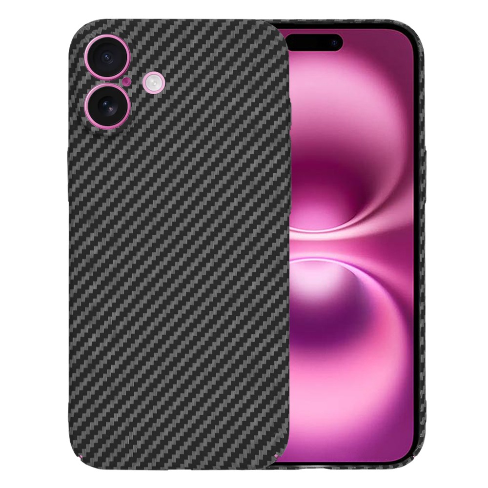 Techsuit iPhone 16 Carbonite Fibershell Θήκη Σκληρή - Black