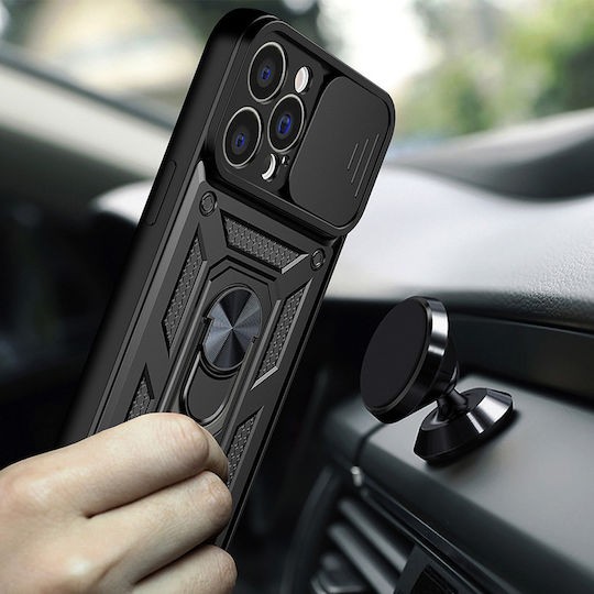 Techsuit iPhone 13 Camshield Series Θήκη Σκληρή - Black