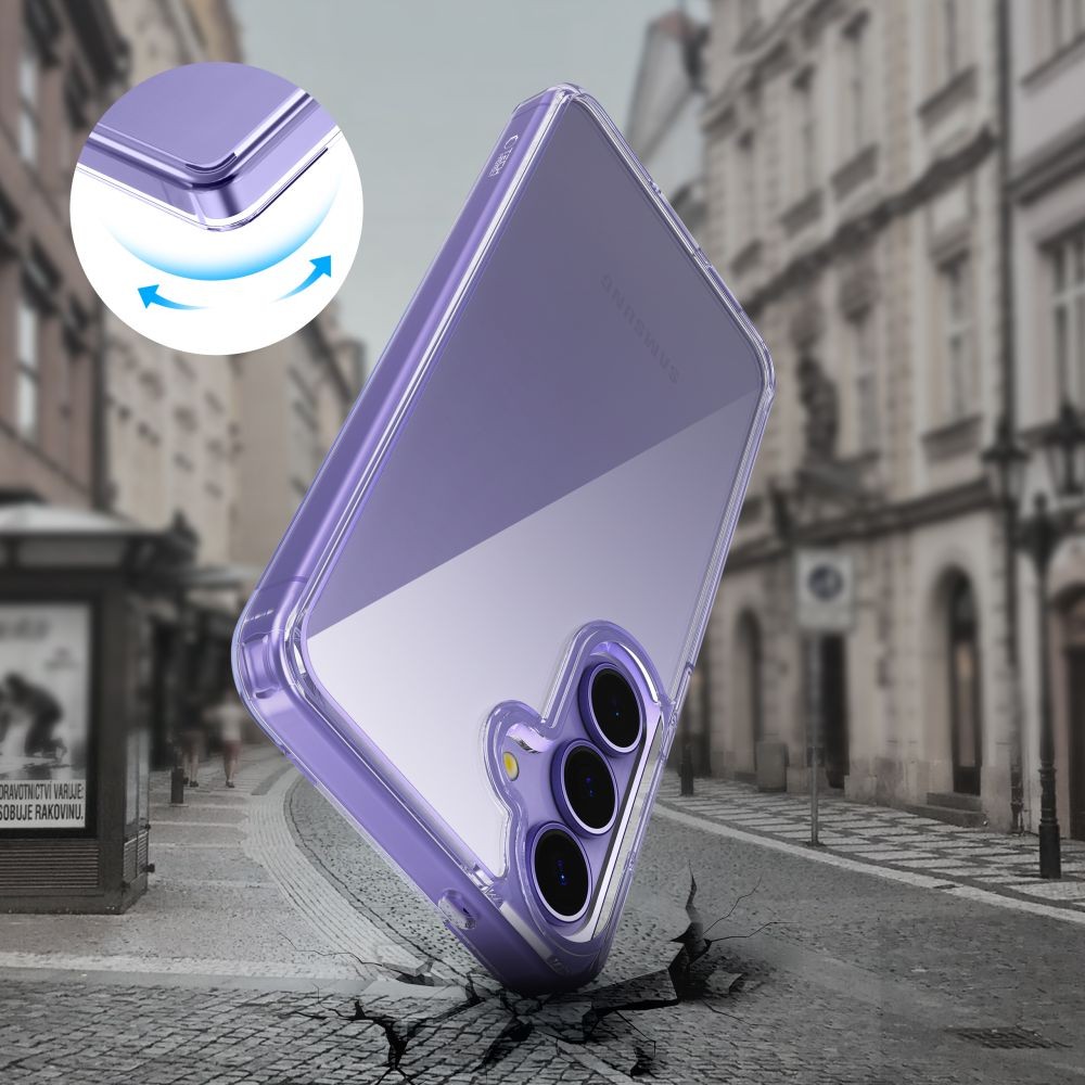Tech-Protect Samsung Galaxy S25 Ultra 5G Flexair Hybrid Θήκη Σιλικόνης Διάφανη - Clear