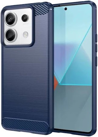Techsuit Xiaomi Redmi 13 Carbon Silicone Θήκη Σιλικόνης - Blue