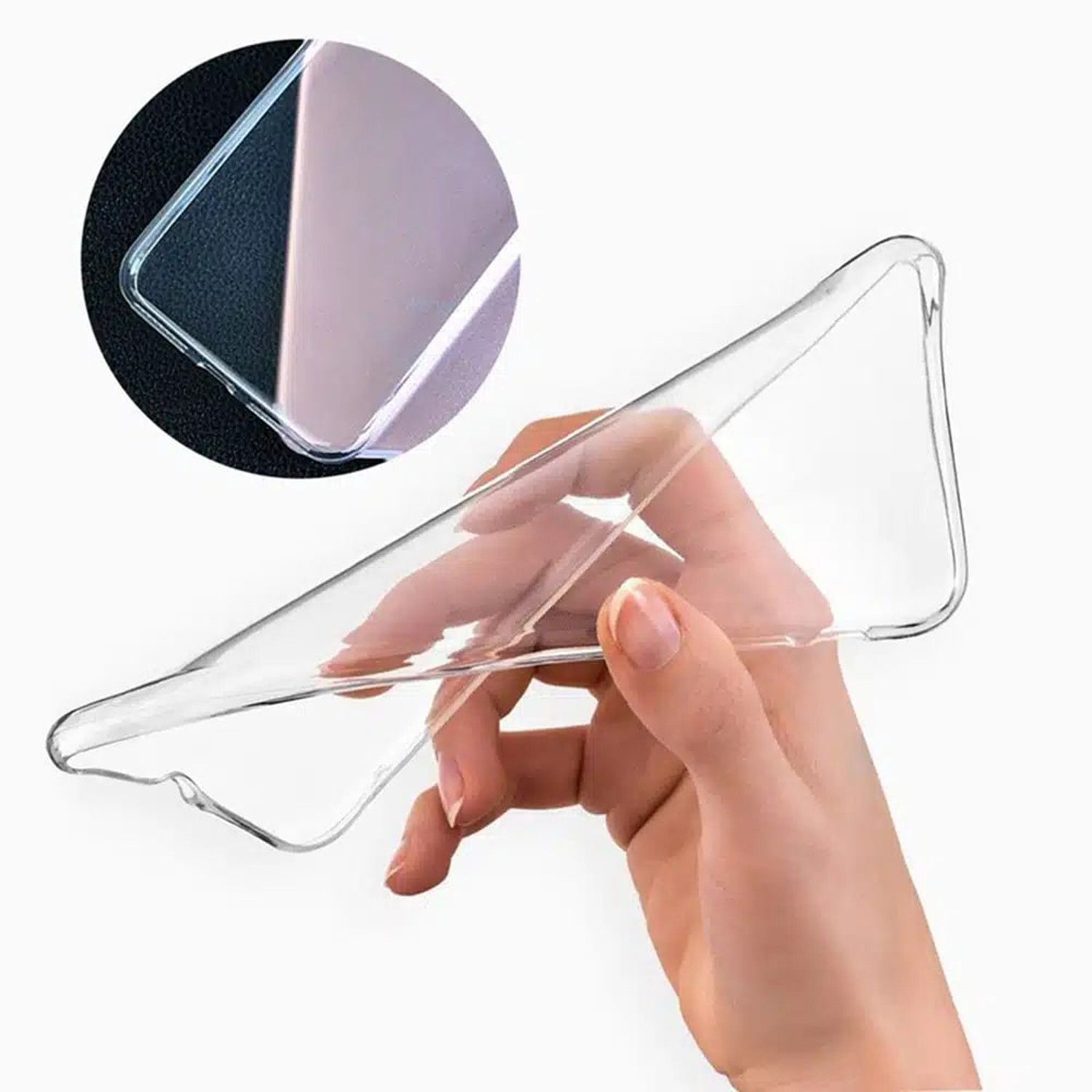 Techsuit iPhone 16 Pro Clear Silicone Θήκη Σιλικόνης TPU - Διάφανη