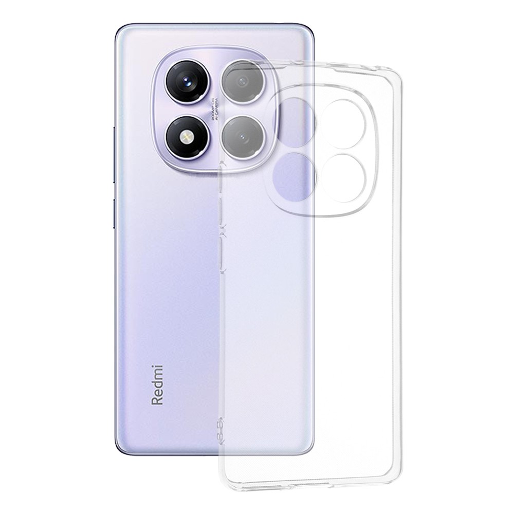 Techsuit Xiaomi Redmi Note 14 Pro 4G Clear Silicone Θήκη Σιλικόνης TPU - Διάφανη